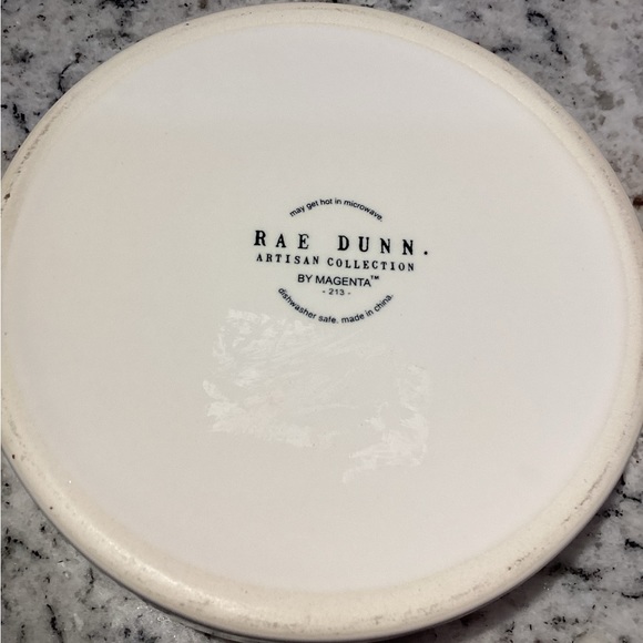 🌸Rae Dunn Dog Dish “Dine” - Picture 2 of 4